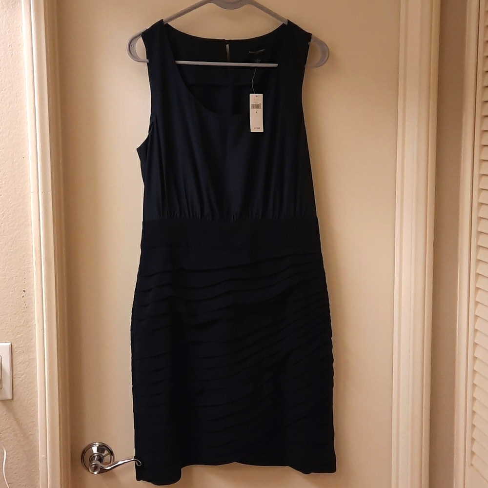 NWT, Banana Republic Navy Flutter Skirt Dress